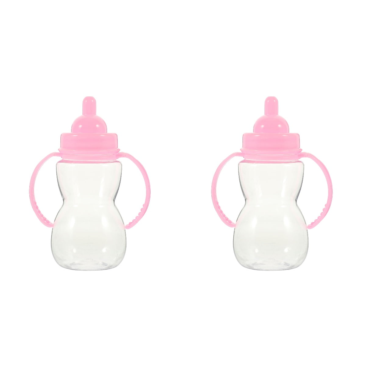 HOMEMAXS 20 pcs Simulation Milk Bottle Toy Miniature Baby Bottle Model Miniature Plastic Baby Bottle