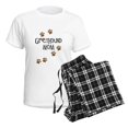 thumbnail image 4 of CafePress - Greyhound Mom Women's Light Pajamas - Women's Short Sleeve Print T-Shirt and Pants Light Cotton Pajama Set, 4 of 7