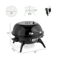 thumbnail image 5 of BAYUELSWU Electric BBQ Grill, 1600W Tabletop Electric Barbecue Grill with Temperature Control Portable for Camping, Party, Patio (Red), 5 of 7