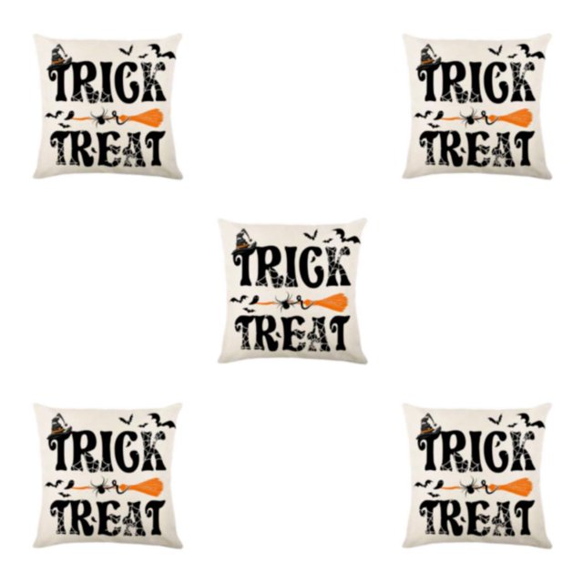 Advancent Nuevas decoraciones de Halloween funda de cojín para sofá espacio de vida duradera nueva funda de almohada de Halloween JYM328-4 Type2 NO2