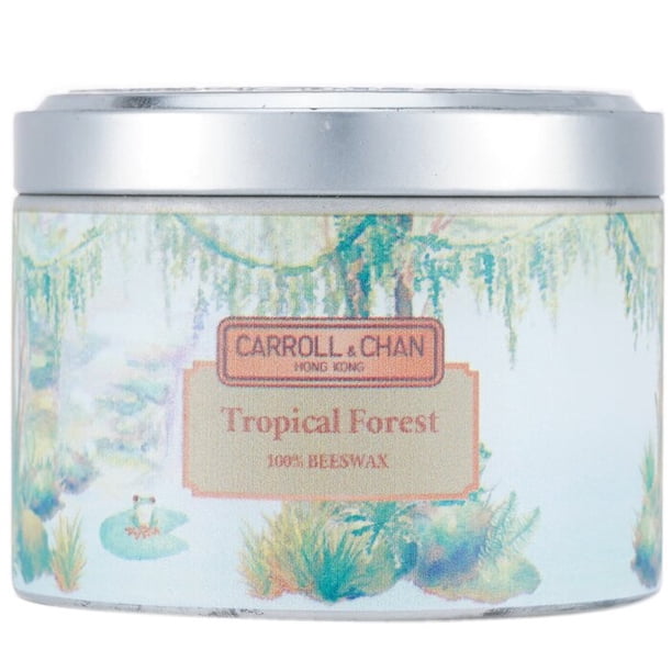 Vela de cera de abejas Carroll & Chan 100% aroma a bosque tropical