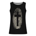 thumbnail image 3 of EGNMCR Débardeurs Hommes Nouvelle Mode Décontractée Camisole Florale d'Été pour Hommes Imprimé Sport Col Rond Débardeur, 3 of 3