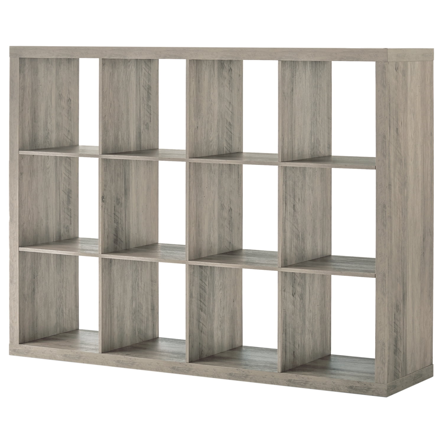Better Homes & Gardens 12-Cube Storage Organizer, Rustic Gray