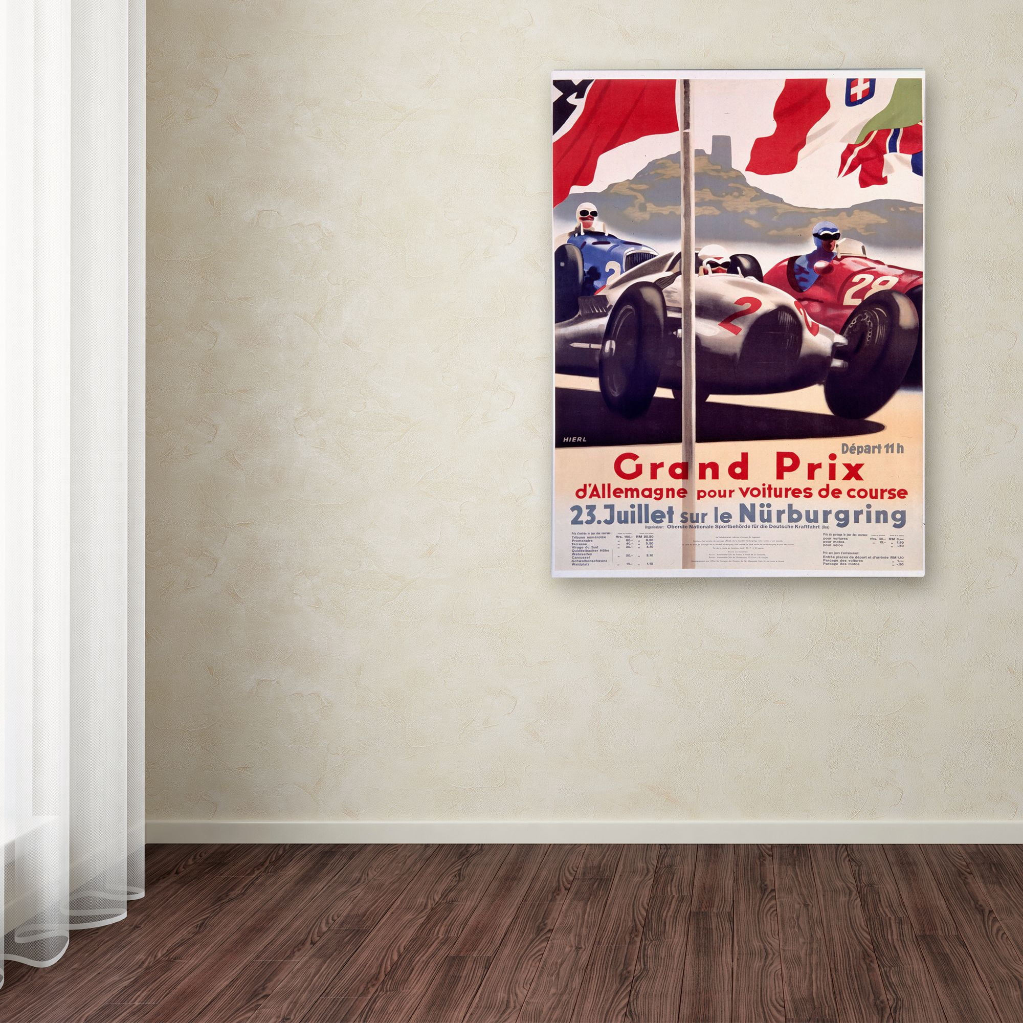 Trademark Fine Art 'Racing 21' Canvas Art by Lantern Press