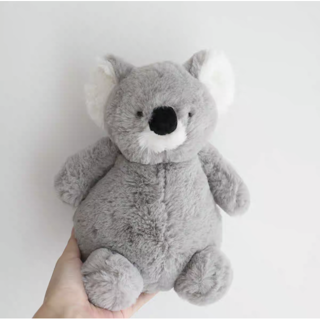 Conejo de Angora realista, animales de peluche, Koala, cerdo, pingüino, perro, dinosaurio, peluches, peluches para bebés