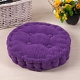 thumbnail image 2 of Nvzi Cojín redondo para silla, cojín de tatami grueso para interior y exterior (morado, 40 cm), 2 of 5