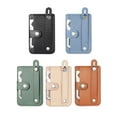thumbnail image 6 of 9.5 X 6.5cm PU Leather Card Holder Magnetic Patch Credit ID Card Mobile Phone Back Pocket Wallet Case Phone Stand For Car, 6 of 9