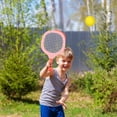 thumbnail image 1 of HONMEET 1 Set Badminton Rackets For Kids Interactive Play Leisure Activities Pink Plastic, 1 of 6