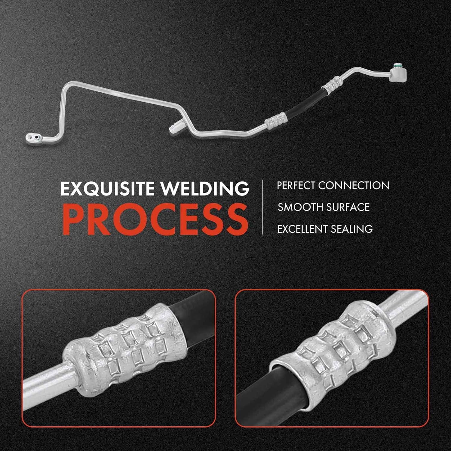 A-Premium A/C Liquid Line Hose Assembly Compatible with Dodge Grand Caravan Chrysler Town & Country 2008-2011, Condenser to Evap, Without Orifice Tube
