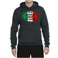 thumbnail image 2 of Wild Bobby, Italian Soccer Its Coming to Rome, Sports, Unisex Graphic Hoodie Sweatshirt, Heather Black, X-Large, 2 of 4