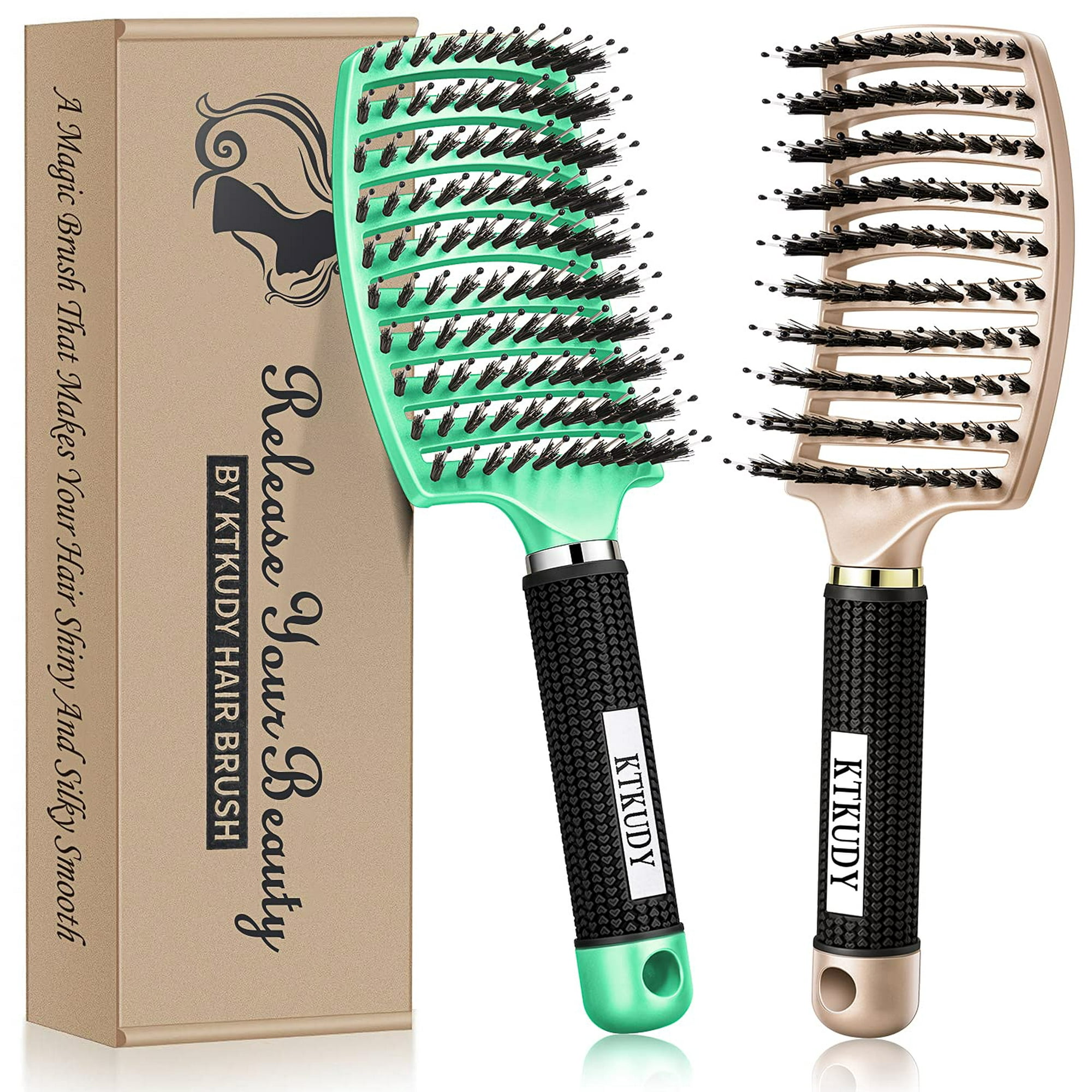Detangling Brush Boar Bristles Hair Brush Set of 2 Make Hair Shiny & Healthier Curved and Vented Detangler Brush for Women Men Kids Wet and Dry Hair | Walmart Canada Detangling Brush Boar Bristles Hair Brush Set of 2 Make Hair Shiny & Healthier Curved and Vented Detangler Brush for Women Men Kids Wet and Dry Hair | Walmart Canada