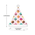 thumbnail image 3 of Haiem Donut Pattern Santa Hat Confortable Velvet Christmas Hat for Christmas Party Favors Fit for Adults and Kids, 3 of 6