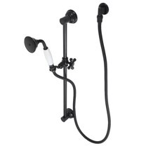Kingston Brass KAK3520W0 Made to Match Hand Shower Combo with Slide Bar, Matte Black