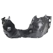 TRQ Front Left Inner Fender Liner Black Drivers Side Fits Select 2019-2022 Lexus ES300h 2019-2021 ES350 LX1248141 LX1248143