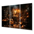 thumbnail image 2 of Designart "Musical Tools The Orange and Black Fire Trumpet" Music Art Living Room Set, 2 of 5
