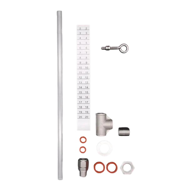 Tubo de PC de acero inoxidable con calibre sin soldadura, compacto, con orificio de 7/8" para cerveza casera de alta temperatura 41 centímetros