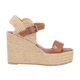 thumbnail image 2 of Sandalia De Plataforma Argelia Con Yute Natural Cabra Piel Camel Con Látigo Ajustable Para Mujer, 2 of 5