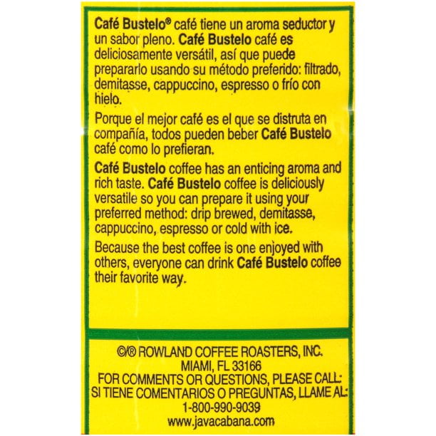Cafe Bustelo, Decaffeinated Ground Coffee, 10 oz Pack of 3