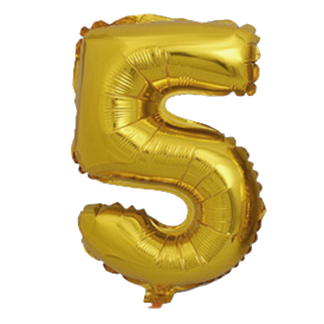 number 5 helium balloon
