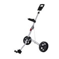 thumbnail image 5 of lacooooppia Golf Push Cart Cart Golf Bag Pull Cart Golf Bag Holder Outdoor Compact Foldable 2 Wheel Golf Trolley Golf Accessories, 5 of 8