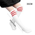 thumbnail image 2 of Qarigey Calcetines de tubo medio Algodón puro Forro cómodo Gran elasticidad Medias lindas Diseño de rayas Absorbente de sudor para niños Medias tipo 14 Qarigey AP009517-14, 2 of 6