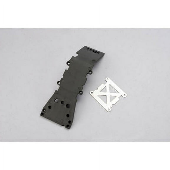 Traxxas Skidplate, Fr, Grey: TMX, TMX 3.3, EMX, TRA4937A