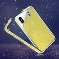 thumbnail image 6 of for iPhone 12 Pro Max Bling Glitter Diamond Case for Women Cute Rhinestone Crystal Sticker Skin Plating Metal Bumper Frame Edge Protective Shiny Sparkle Fashion Luxury Cover 6.7 inch Gold, 6 of 15