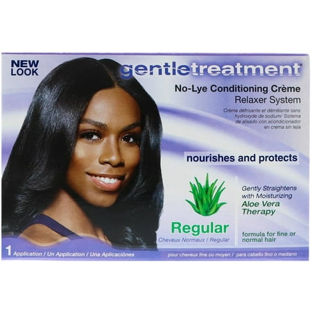 2 Pack - Gentle Treatment No-Lye Conditioning Creme Relaxer System, Regular 1