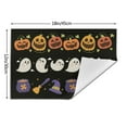 thumbnail image 3 of XMXT 4 Pcs PVC Woven Placemats, Cartoon Ghost Pumpkin Design Stain Resistant Anti-Skid Place Mats for Dining Table, 12 x 18 inches, 3 of 6