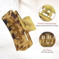 thumbnail image 5 of 8 Colors Lolalet Strong Hold Hair Claw Clips, 2 Styles Nonslip Medium Large Jaw Clip for Women and Girls, 4 Square Matte and 4 Bright Acrylic Hair Clamps for Thick Thin Fine Long Hair -Style C, 5 of 7