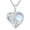 Style 3-Phalaenopsis, variant on SISGEM 925 Sterling Silver Birth Flower Necklace for Women, Moonstone Sunflower/Tulip/Rose Necklace, Flower Pendant Necklace for Mother's Day Birthday Anniversary, with 18+2inch Chain