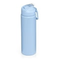 thumbnail image 2 of Mainstays 24 fl oz Blue Essence Double Wall Stainless Steel Water Bottle with Flip-Top Lid, 2 of 9