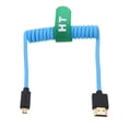 thumbnail image 1 of Cable HDMI HangTon Micro HDMI a HDMI 2.1 8K 4K 60p 30 cm enrollado, 1 of 6