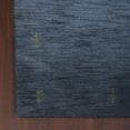 thumbnail image 5 of Rugsotic Carpets Hand Knotted Wool Area Rug 2'6''x10' Light Blue Contemporary Runner Indoor Rug for Living Room, Bedroom Antimicrobial L00226, 5 of 8