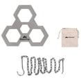 thumbnail image 1 of Outdoor Camping Barbecue Tripod Hanging Rack Stainless Steel Campfire Grill Pot Hanger, 1 of 8