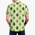 thumbnail image 2 of Polo Shirts for Men, Funny Avocado Green Cuteness Casual Mens Polo Shirts Short Sleeve Button Down Classic Mens Golf Polo Shirts, 2 of 7