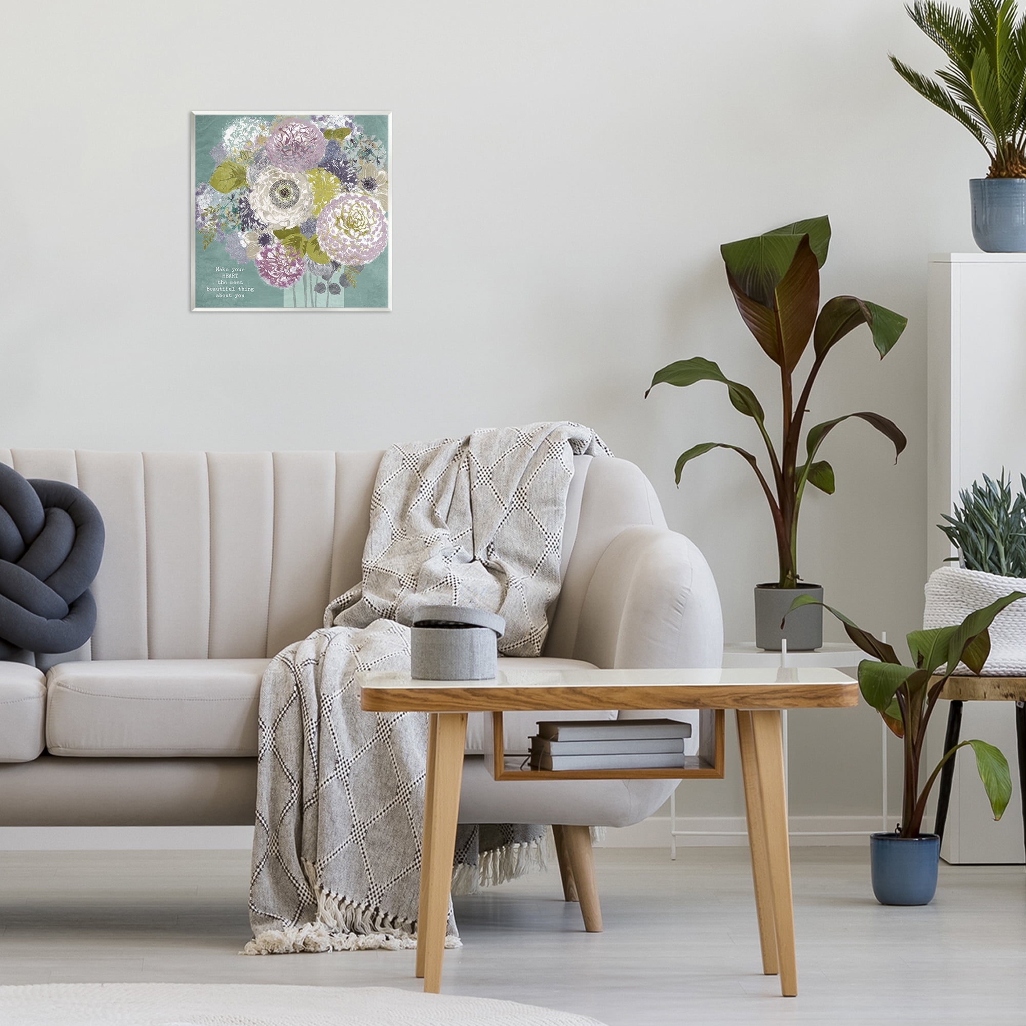Stupell Industries Most Beautiful Thing Florals Wall Plaque Art, design by Suzanne Nicoll