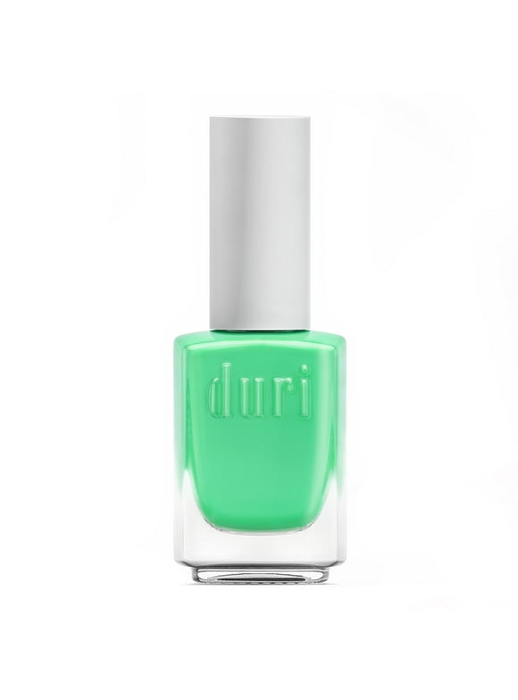 Duri Cosmetics 102S Summer Rain Pastel Green Nail Polish Long Lasting, Glossy finish Nail Polish 0.45 fl oz