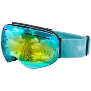 Traverse Virgata Ski, Snowboard, and Snowmobile Goggles, Glacier with Citrine Revo Gold Lens