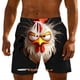 thumbnail image 2 of Pantalones de Cintura Elásticos con Cordón para Playa Y Natación, Tejido de Poliéster Ligero Y Transpirable para Uso Casual Y de Ocio, 2 of 3