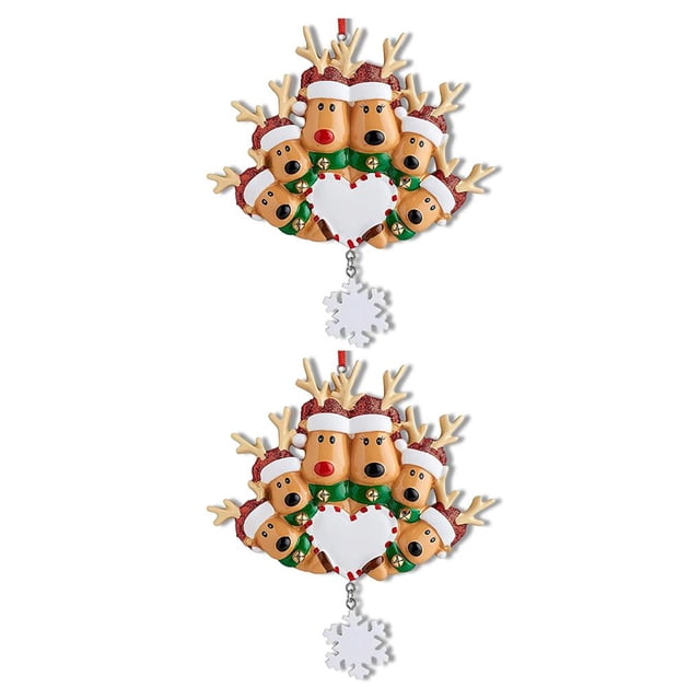 Ounissouiy Colgante de árbol de Navidad adorno de resina para el hogar artesanía de Navidad juguete colgante puerta al aire libre vacaciones Type4 NO4