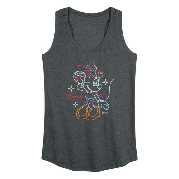 Disney - Minnie Mouse - Feeling Good with Heart Glasses - Women's Racerback Tank Top