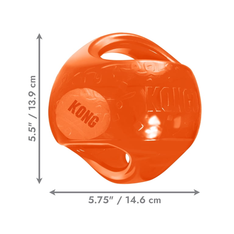 KONG Jumbler Ball Squeaker Dog Toy, Medium/Large photo 4