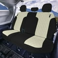 thumbnail image 2 of For 2021-2024 Toyota Sienna FH Group Neoprene Custom Fit Waterproof Car Seat Covers  - Beige 3rd Row, 2 of 4