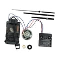 thumbnail image 2 of Pendulum Clock Movement Mechanism Making Replace, Pendulum Clock Movement Chime Chime Music Box Speaker , Style F Hands, 17mm, 2 of 7