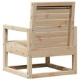 thumbnail image 5 of vidaXL Garden Chair Natural Pine Solid Pine Wood Medium Durable, 5 of 5