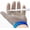 Large (Pack of 1), variant on Cut Resistant Stainless Steel Mesh Glove for Kitchen Butchering, Oyster Shucking, Mandoline Slicing and Fish Filleting, Food Grade Safety Glove (Medium)
