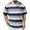 Blue, variant on Mens Undershirts Striped Casual Trend Loose Comfortable Sports Trade Round Neck Short Sleeved Green Breathable Workout Shirts For Men Xl