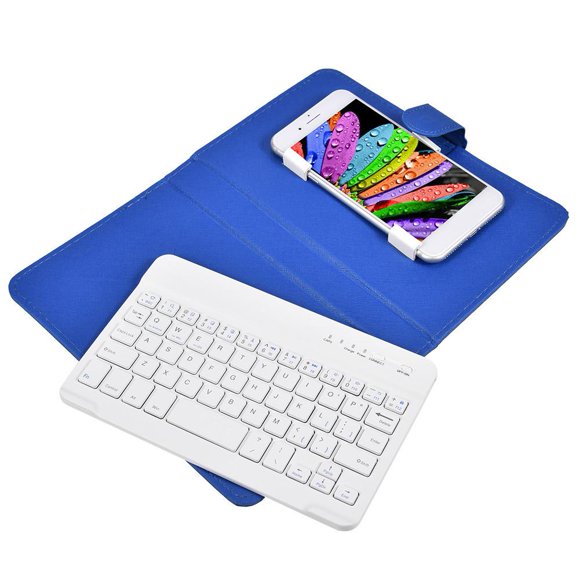 Greensen Universal Wireless Bluetooth Keyboard Flip Case Cover with Stand for iOS/ Android Phones, phone bluetooth keyboard, universal bluetooth keyboard stand