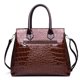 thumbnail image 5 of Bolsos de mano de piel de cocodrilo para mujer, bolsos de lujo para mujer, bolsos de mano grandes de diseñador, bolsos cruzados de piel de marca para mujer, 5 of 5